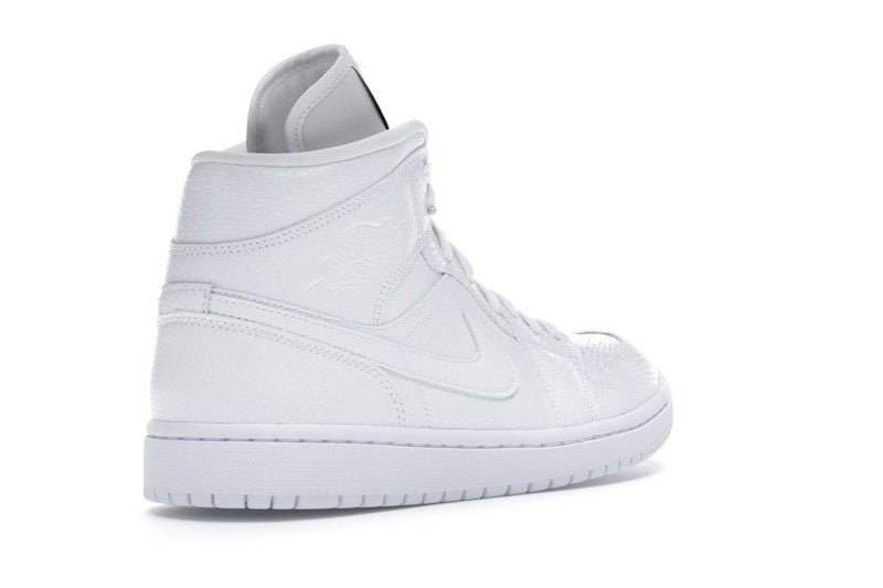 Jordan 1 Mid White Snakeskin (Women's)