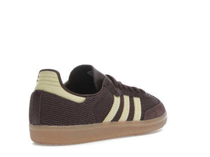 adidas Samba OG Shadow Brown Powder Yellow (Women's)