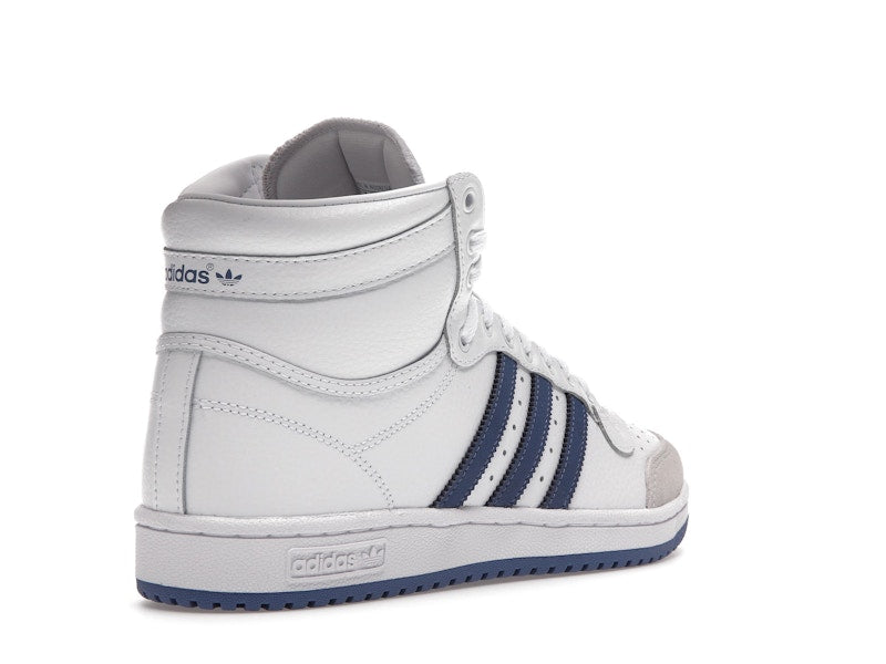 adidas Top Ten White Crew Blue