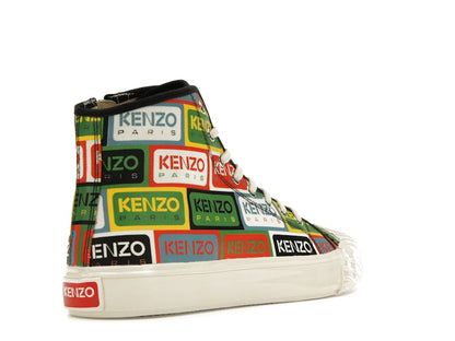 Kenzo School High Top Trainers Multi