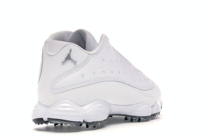 Jordan 13 Retro Golf Cleat White Black