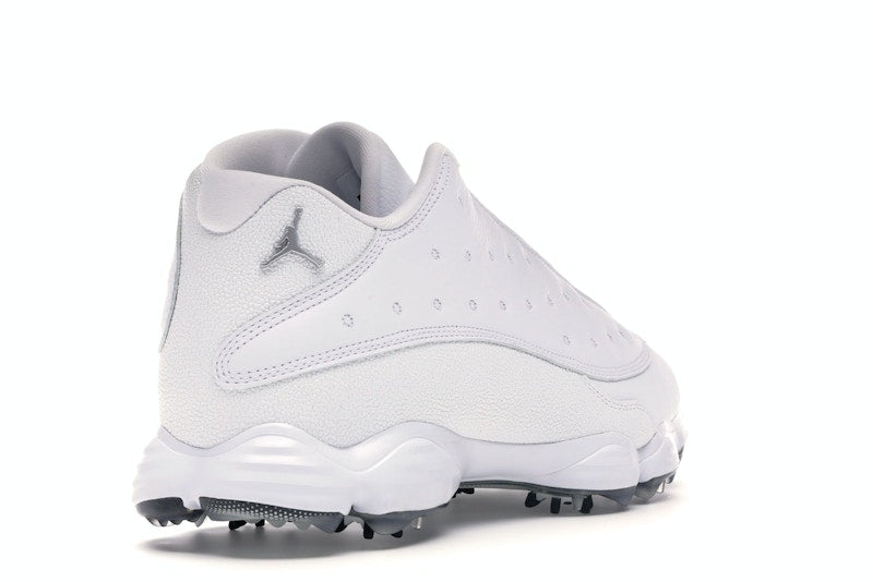 Jordan 13 Retro Golf Cleat White Black