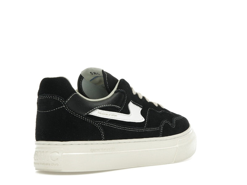 Stepney Workers Club Pearl S-Strike Suede Black White