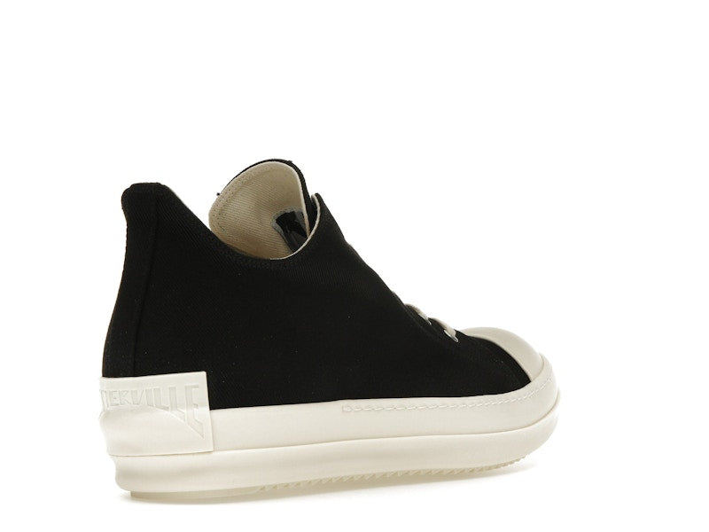 Rick Owens DRKSHDW Low Porterville Black Milk (Porterville Heel Tab)