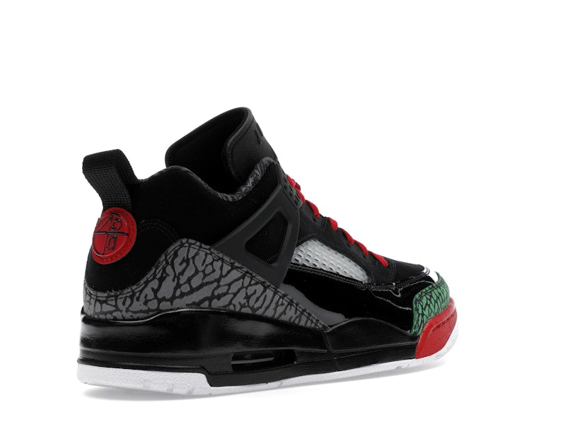 Jordan Spizike Low Black Classic Green White Varsity Red