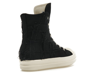 Rick Owens DRKSHDW Slashed Sneaks Black Milk