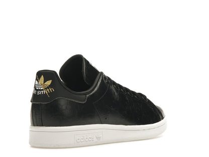 adidas Stan Smith Cracked Leather Black Gold (Women's)