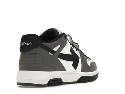 OFF-WHITE Out Of Office OOO Low Tops Dark Gray Black