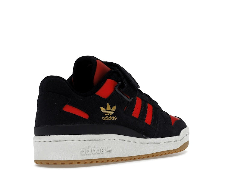 adidas Forum Low Core Black Core Black Vivid Red