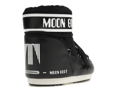 Moon Boot Icon Low Nylon Boot Black White