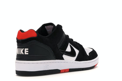 Nike SB Air Force 2 Low Black White Habanero Red