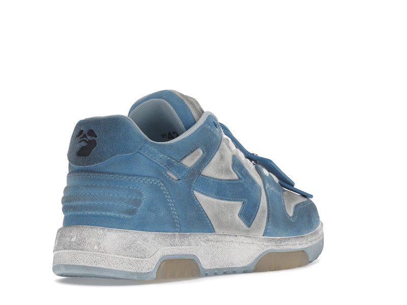 OFF-WHITE OOO Low Out Of Office Suede White Light Blue