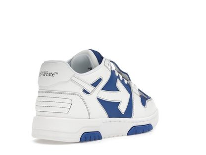 OFF-WHITE Out Of Office OOO Low Tops White Dark Blue