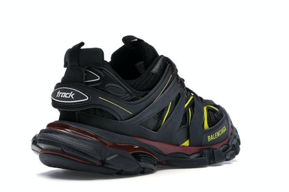 Balenciaga Track Trainers Black Bordeaux
