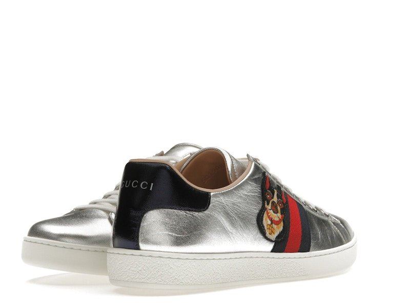 Gucci Ace Year of the Dog Silver (Women's)