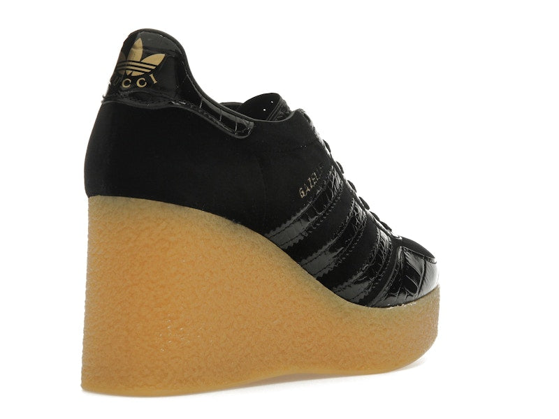 adidas x Gucci Gazelle Wedge Black Croc (Women's)