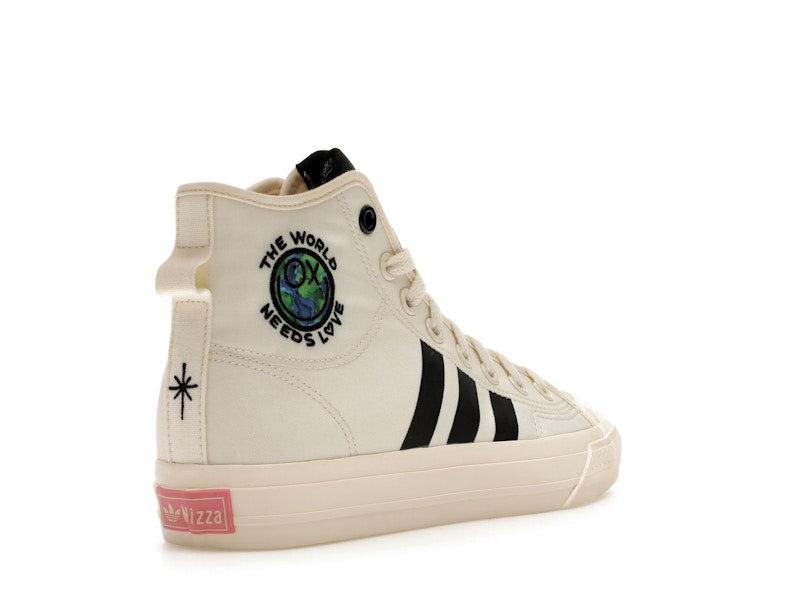 adidas Nizza Hi RF André Saraiva The World Needs Love Cream