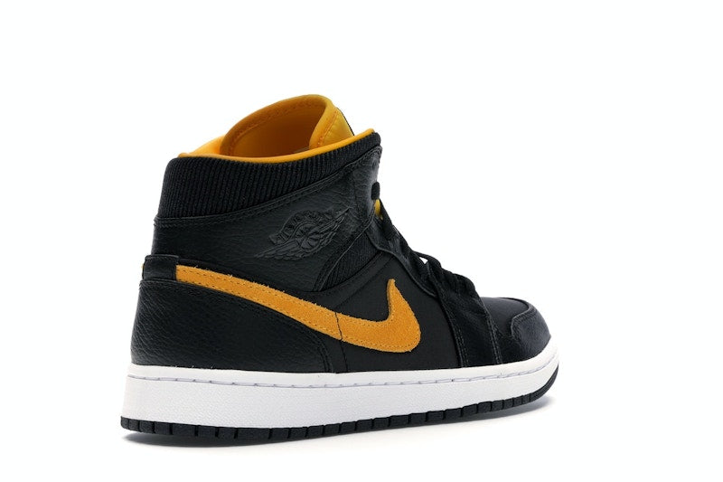 Jordan 1 Mid Black University Gold