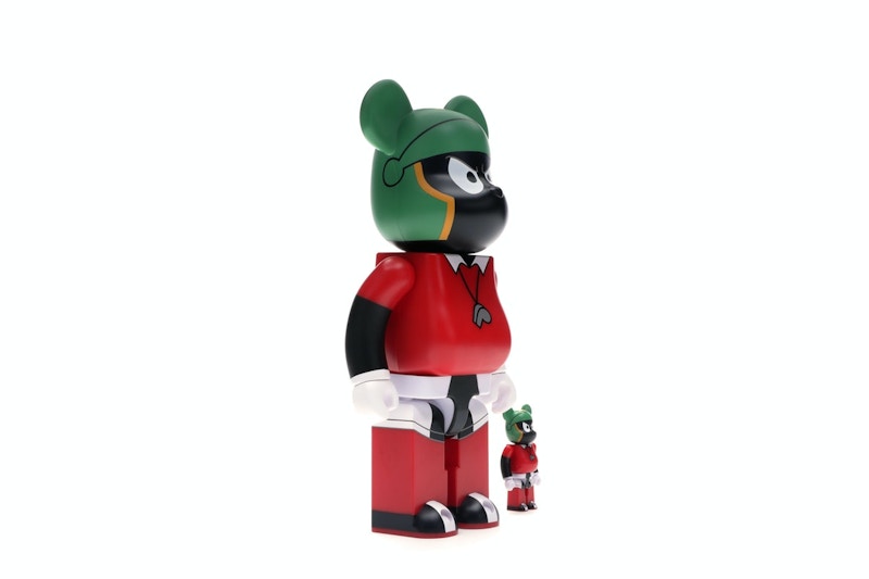 Bearbrick Marvin The Martian 100% & 400% Set Black/Red