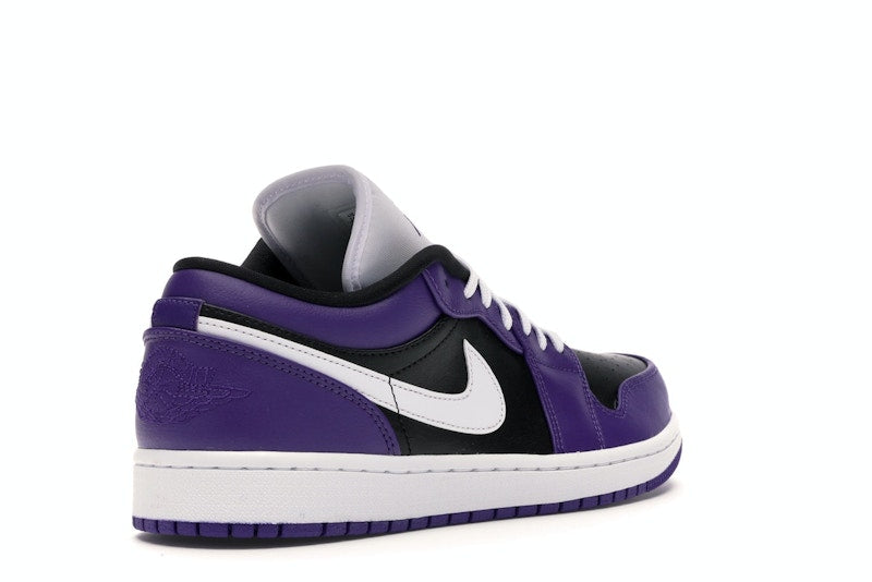 Jordan 1 Low Court Purple Black