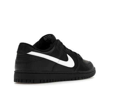 Nike Dunk Low Black White Swoosh