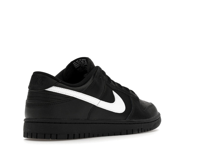 Nike Dunk Low Black White Swoosh