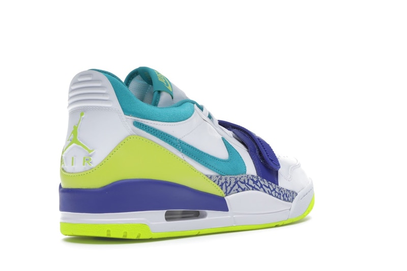 Jordan Legacy 312 Low Ultramarine Neon Yellow Aquamarine
