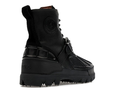 Polo Ralph Lauren Oslo High Oiled Leather Boot Black