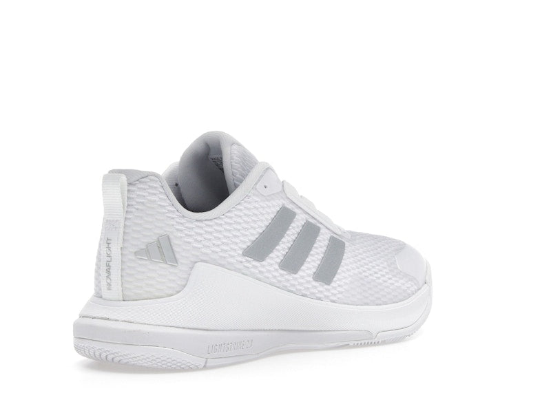 adidas Novaflight 2 Indoor Cloud White Silver Metallic (Women's)
