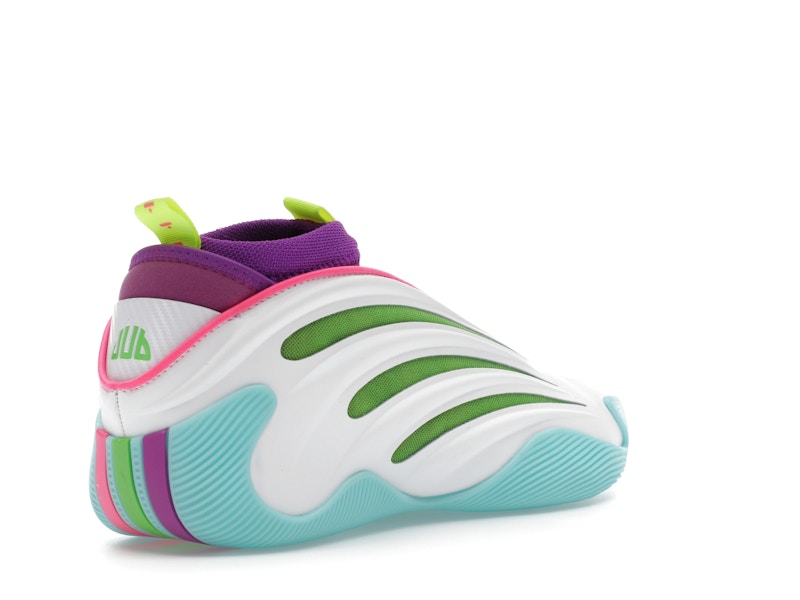 adidas Harden Vol. 9 Jalen Williams White Lucid Lime Pink
