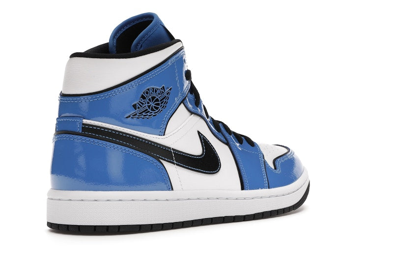Jordan 1 Mid Signal Blue