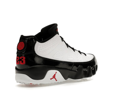 Jordan 9 Retro Low Golf White Black True Red