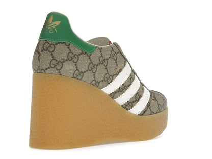 adidas x Gucci Gazelle Wedge Beige GG Monogram (Women's)