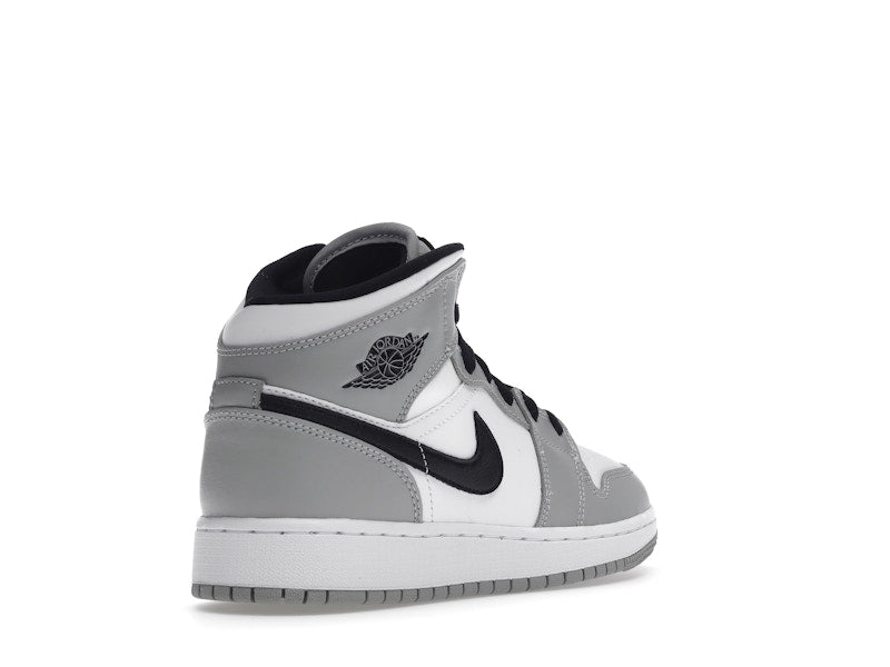 Jordan 1 Mid Light Smoke Grey (GS)