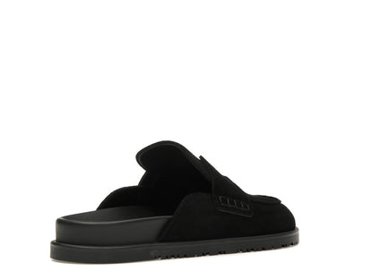 Hermes Go Mule Noir Suede Calkfskin (Men's)