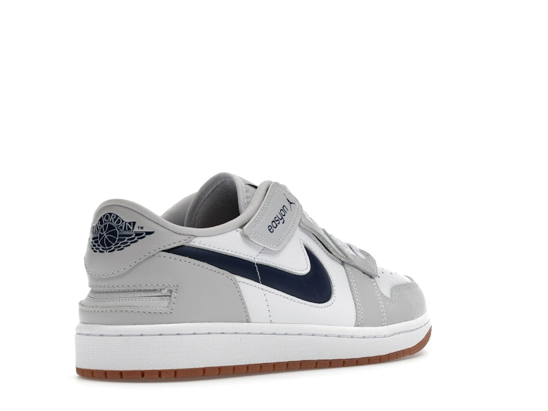 Jordan 1 Low EasyOn White Neutral Grey Gum Midnight Navy
