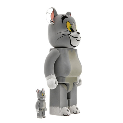 Bearbrick Tom and Jerry: Tom Flocky 100% & 400% Set
