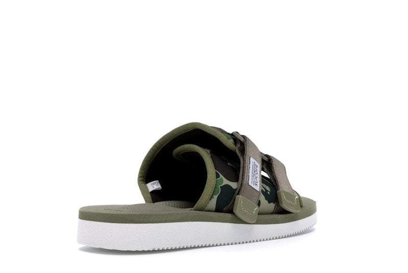Suicoke x Bape ABC Kaw-Ape Green