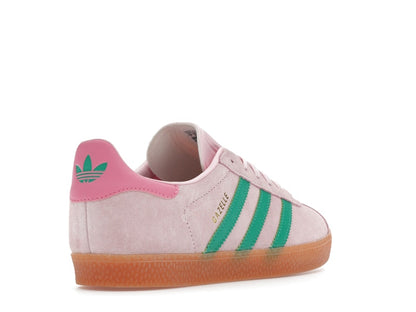 adidas Gazelle Clear Pink Court Green (GS)