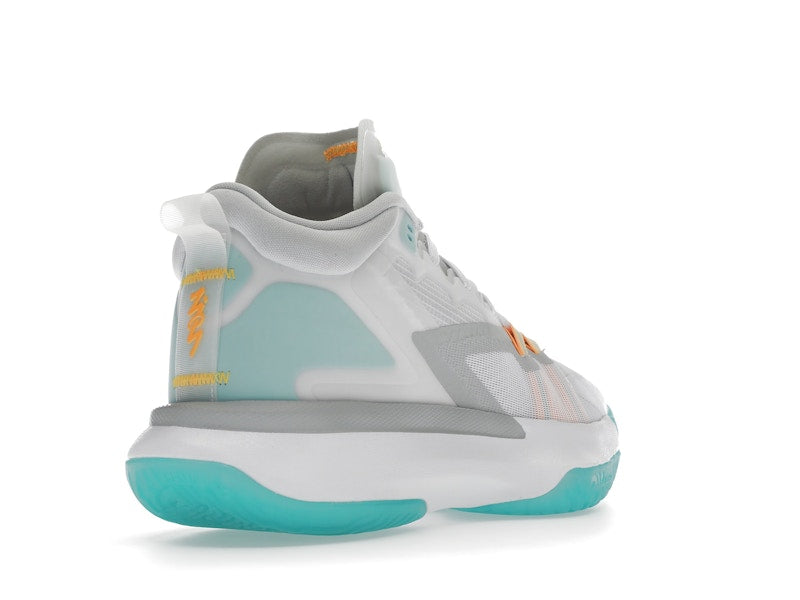 Jordan Zion 1 White Dynamic Turquoise
