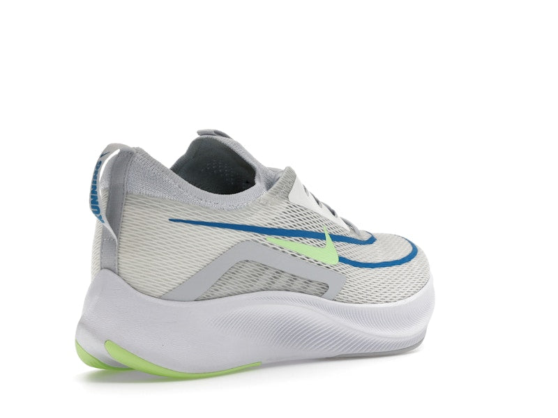 Nike Zoom Fly 4 Summit White Imperial Blue Lime Glow