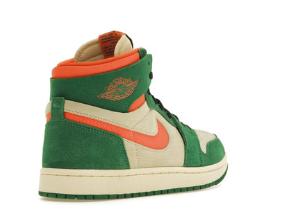 Jordan 1 High Zoom Air CMFT 2 Pine Green Orange Blaze (Women's)