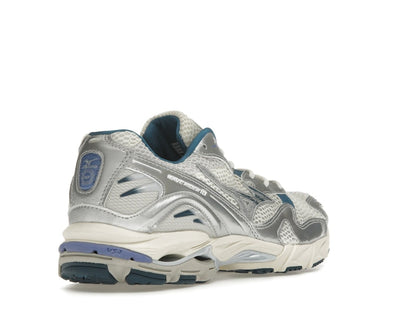 Mizuno Wave Rider 10 White Silver Blue