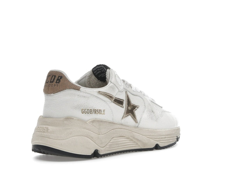 Golden Goose Running Sole White Gold (Women's)