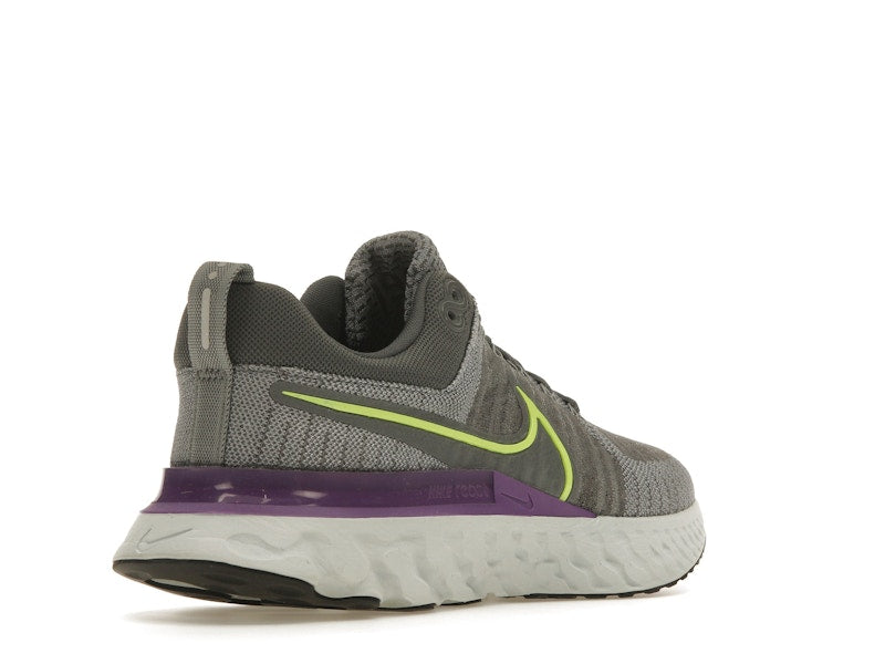 Nike React Infinity Run Flyknit 2 Grey Volt Wild Berry