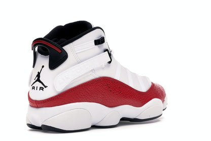 Jordan 6 Rings White University Red