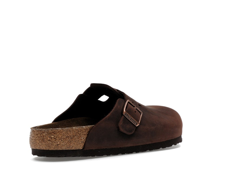 Birkenstock Boston Soft Footbed Oiled Leather Habana Brown