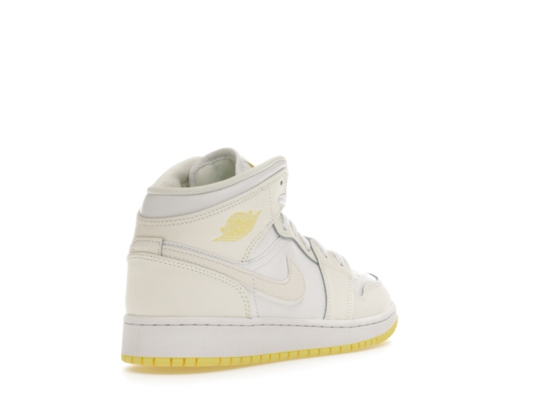 Jordan 1 Mid Sail Light Laser Orange (GS)