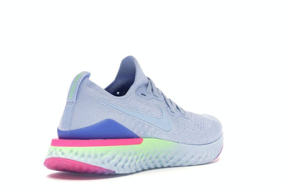 Nike Epic React Flyknit 2 Hydrogen Blue Sapphire Hyper Pink