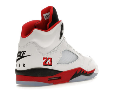 Jordan 5 Retro Fire Red Black Tongue (2025)